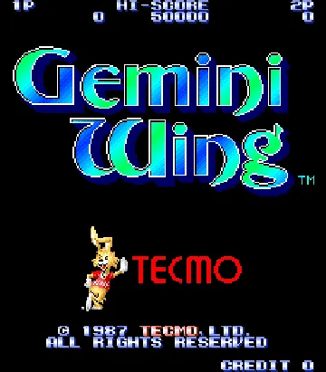 Gemini Wing screen shot title